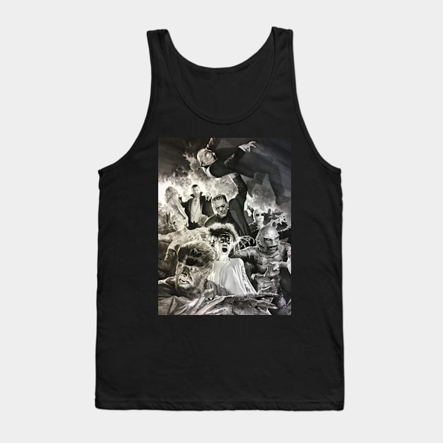 Classic monsters Tank Top by aknuckle